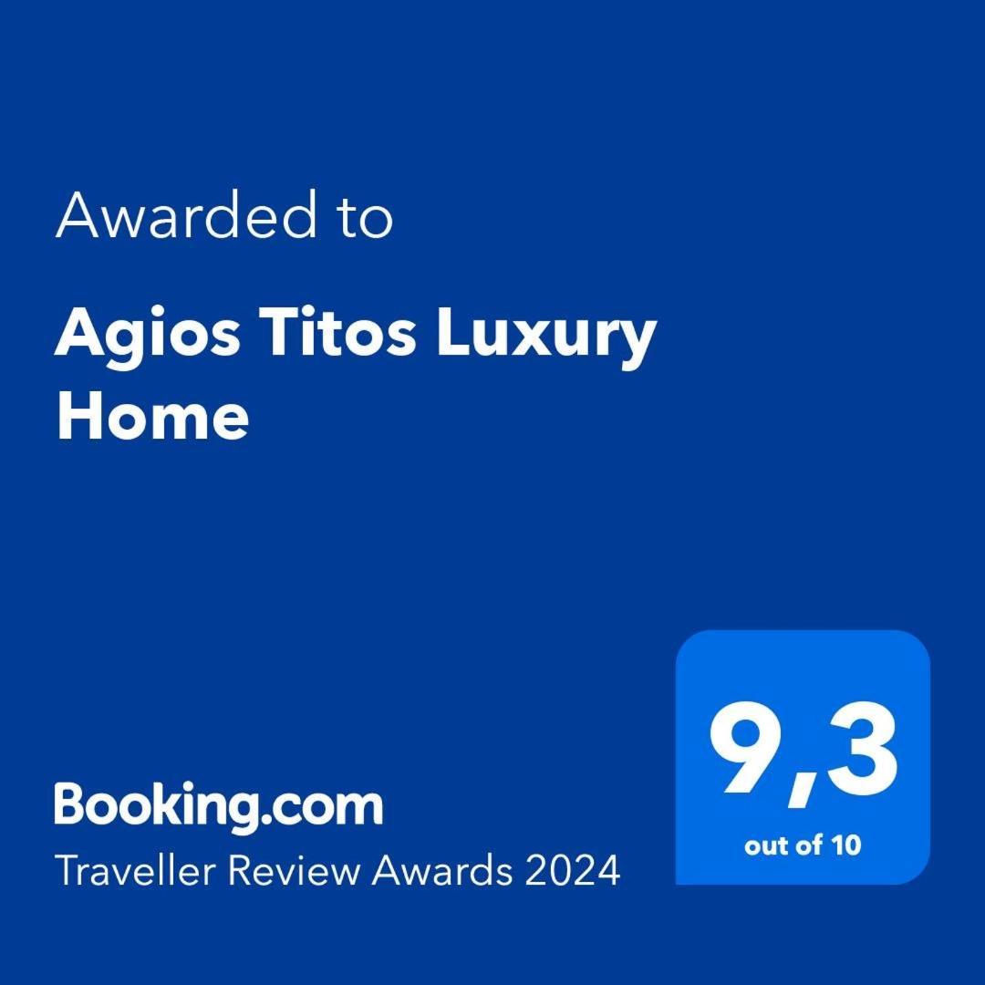 Agios Titos Luxury Home Iráklio Kültér fotó